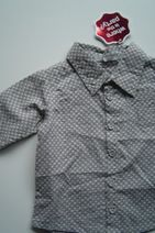 **UITVERKOCHT** IMPS & ELFS Z08 blouse in leuk motiefje (grey 205), maat 62