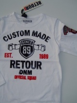 RETOUR Z09 shirt (wit) met stoere opdruk, maat 116 t/m 164