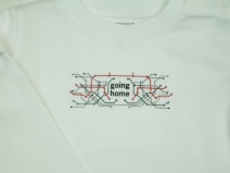 **UITVERKOCHT** IMPS & ELFS W08/09 leuk shirtje -going home- (wit 100), 62