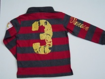 VINROSE W09/10 polo Mike (red/antra)  80, 98, 152