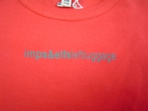 **UITVERKOCHT** IMPS & ELFS Z09/Z10 Shirtje -leftluggage- (red lemonade 362), maat 62