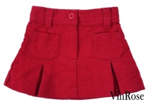 VINROSE W2010/2011 stoere minirok ROBBY (tango red) 80 t/m 152