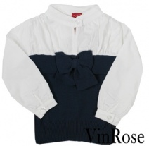 VINROSE W2010/2011 super blouse-truitje OLIVIA (navy) 74 t/m 98