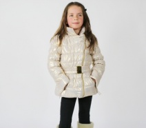 **UITVERKOCHT** VINROSE W2011 winterjas FELICIA (creme/gold), 86 t/m 152