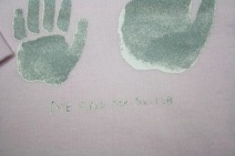 **UITVERKOCHT** IMPS&ELFS  W2010 shirtje HANDJES 'me and my sister' (soft pink-303) 56