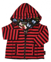 VINROSE W2011 babyjasje ALEX (rood-zwart print) 56 t/m 80