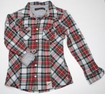 VINROSE W2011 blouse JORIS (red check) 98-104