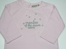 **UITVERKOCHT** IMPS&ELFS Z2011 longsleeve 'member of the dreamteam' (soft pink-303) 56