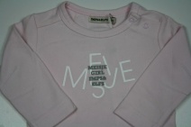 IMPS&ELFS Z2011 longsleeve 'MEISJE GIRL' (soft pink-303) 62