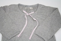 IMPS&ELFS Z2011 longsleeve strik (grey melange-m875-soft pink-303), 74