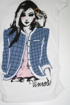 VINROSE Z2012 shirt NISA (wit-blauw) 86 t/m 152