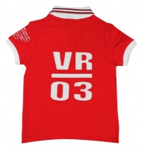 VINROSE Z2012 poloshirt MATCH (rood) 86 t/m 152