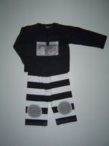 VINROSE babyshirt (navy) met leuke applicatie, maat 50, 56, 62