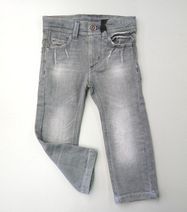 **UITVERKOCHT** VINROSE superstoere slimfit meisjesjeans (grey), maat 98