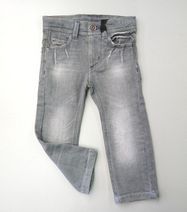 **UITVERKOCHT** VINROSE superstoere slimfit meisjesjeans (grey), maat 98