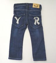 VINROSE superstoere slimfit meisjesjeans (blue), maat 110, 116