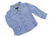 VINROSE klassieke meisjesblouse navy stripe, maat 86, 98
