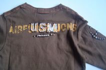 AIRFORCE stoer jongensshirt (bruin), maat 152