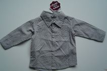 **UITVERKOCHT** IMPS & ELFS Z08 blouse in leuk motiefje (grey 205), maat 62