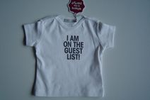 **UITVERKOCHT** IMPS & ELFS Z08 shirt - I am on the guest list (wit 100), maat 80