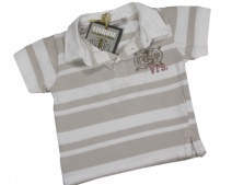 VINROSE Z09 superleuke polo (white/light sand), maat 74 t/m 152