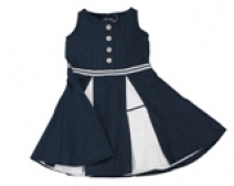 VINROSE Z09 romantisch jurkje (navy-wit), maat 104