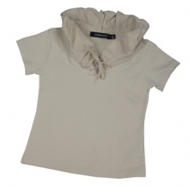 VINROSE Z09 chique meisjesshirt (zand), maat 80, 110, 128, 140