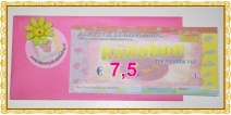 Cadeaubon 7,5 euro