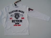 RETOUR Z09 shirt (wit) met stoere opdruk, maat 116 t/m 164