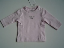 IMPS & ELFS mooi shirtje - here to stay- (roze-303), maat 50