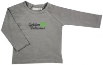 IMPS & ELFS leuk shirtje -golden delicious- (forst grey 171), 62 t/m 80)