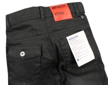 **UITVERKOCHT** IMPS & ELFS W08/09 loose fit jongensjeans (black rinsewash), maat 122 t/m 152