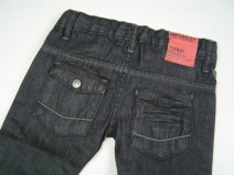 **UITVERKOCHT** IMPS & ELFS W08/W09 Superjongensjeans urban adventure (black rinsewash-191),  maat 152