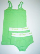 OXXY ondergoed (singlet/tweemaal hipster) kleur GROEN, maat 92 t/m 122