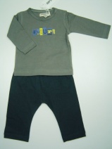 IMPS&ELFS W2009/10 leuk voordeelsetje shirt/broekje -future- (grey 868 blue 599), 56