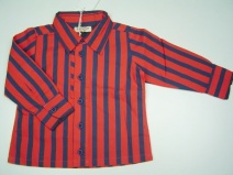 IMPS&ELFS W2009/10 blouse met aparte boordafwerking (red 363-navy), 74