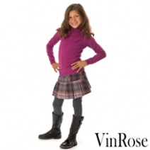 **UITVERKOCHT** VINROSE W2010/2011 rok BRITNEY (grey/pink ruit) 128