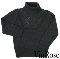 VINROSE W2010/2011 coltrui leuk afgewerkt AMELIA (dark grey melee) 80 t/m 152