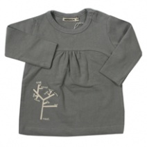 **UITVERKOCHT** IMPS&ELFS  W2010 shirtje 'apple tree' (innercity grey-873) 56