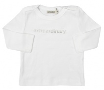 **UITVERKOCHT**IMPS&ELFS  W2010 shirtje 'EXTRAORDINARY' (wit-100) 50