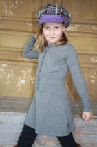 VINROSE W2011 jurk ANGELINA (grey melee) 110-116, 134-140, 146-152