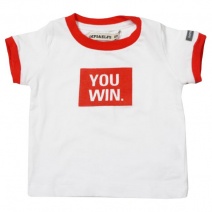 IMPS&ELFS Z2011 shirtje (wit-100-rood) 74, 80