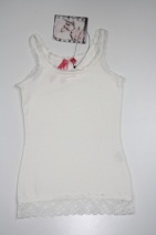 VINROSE Z2011 singlet LACE (snow white) 86 t/m 152