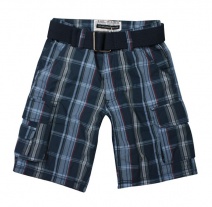 VINROSE Z2012 bermuda JUMPER (navy check) 86 t/m 152