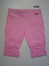 VINROSE mooie legging (rose) met aparte randafwerking, maat 92