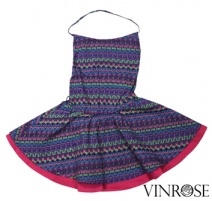 VINROSE Z2011 halterjurk MASTER bikiniprint (92, 116)