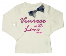 VINROSE Z2012 longsleeve JODIE (snowwhite) 86 t/m 152