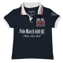 VINROSE Z2012 poloshirt MATCH (blauw) 86 t/m 152