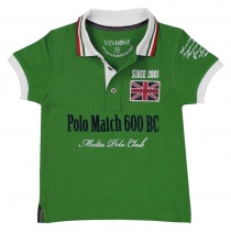 VINROSE Z2012 poloshirt MATCH (groen) 86 t/m 152