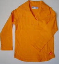 KIK-KID sportieve meidensweater (oranje), maat 110-116